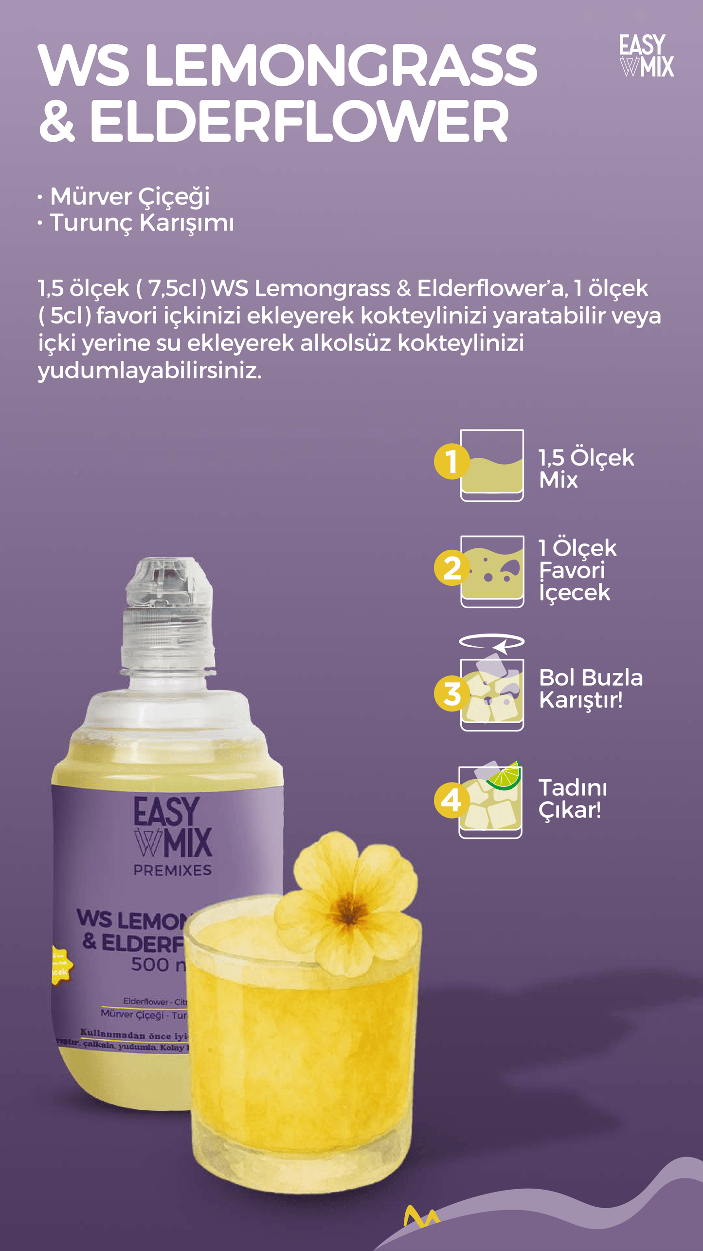 Whiskey Sour Lemongrass & Elderflower