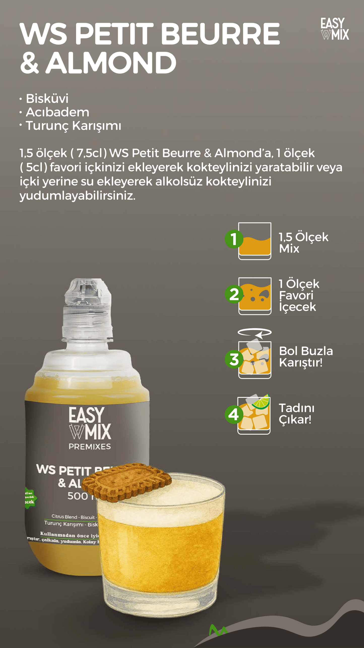 Whiskey Sour Petit Beurre & Almond