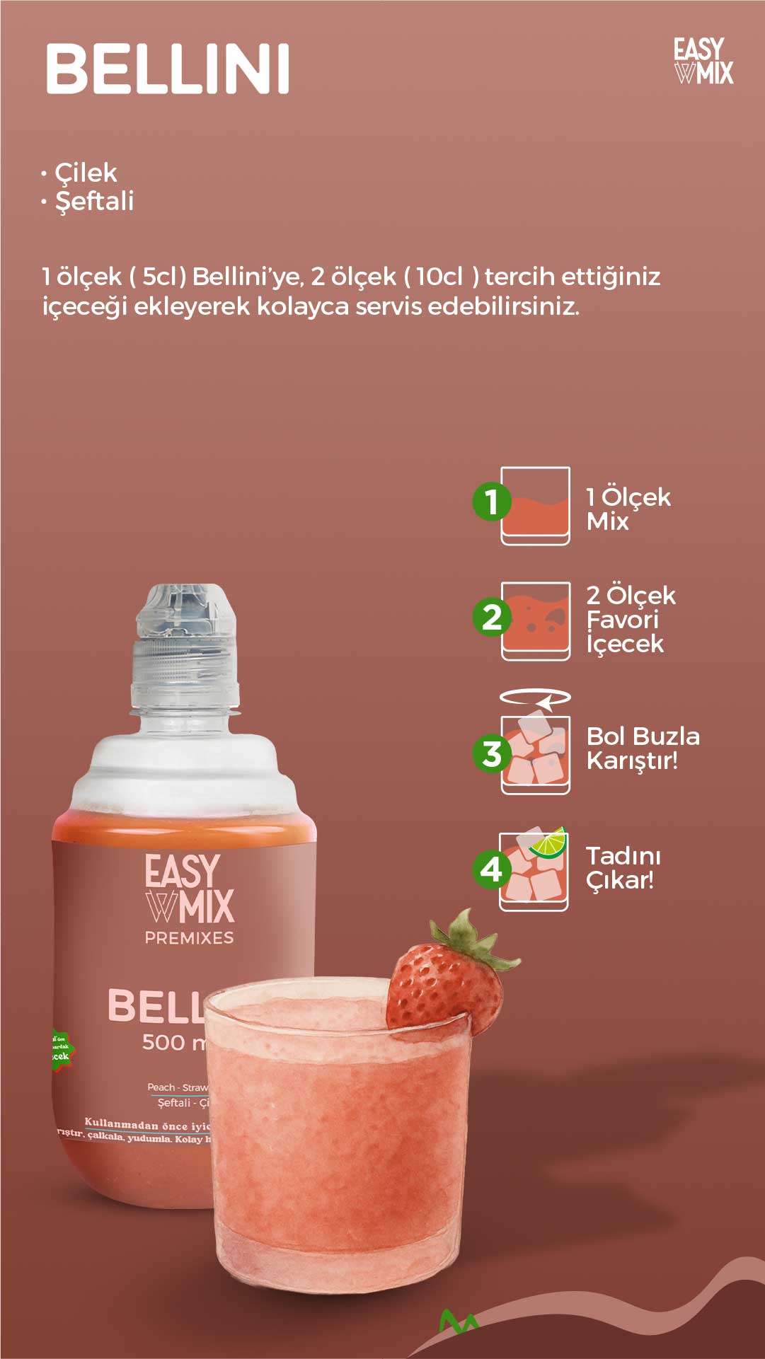 Easy Mix Bellini Premix 500 ml