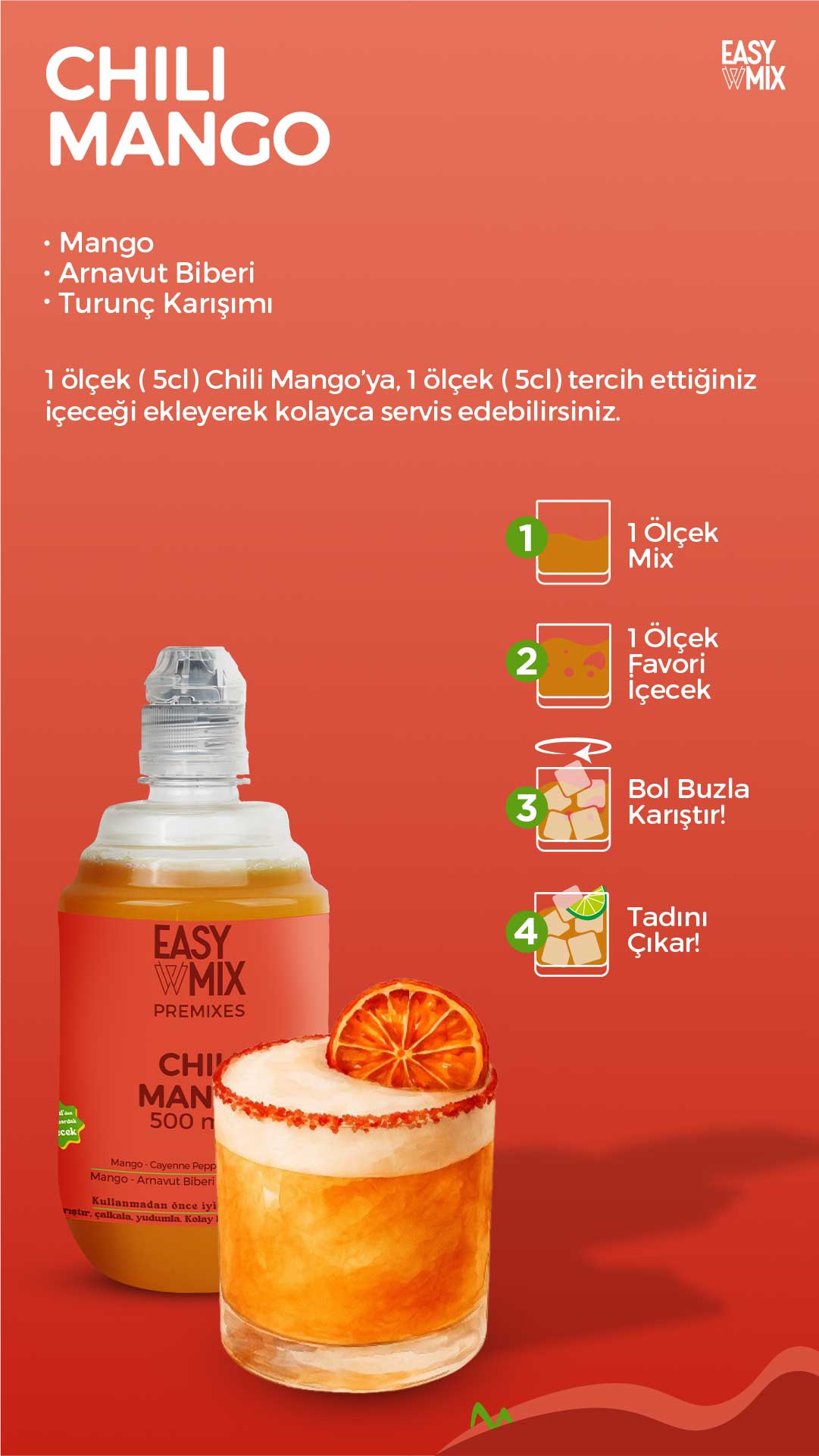 Easy Mix Chili Mango Premix 500 ml