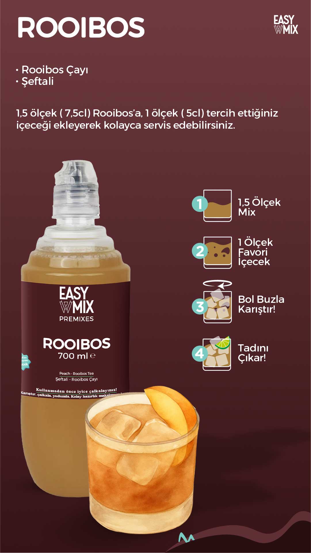 Easy Mix Rooibos Clarified Premix 700 ml