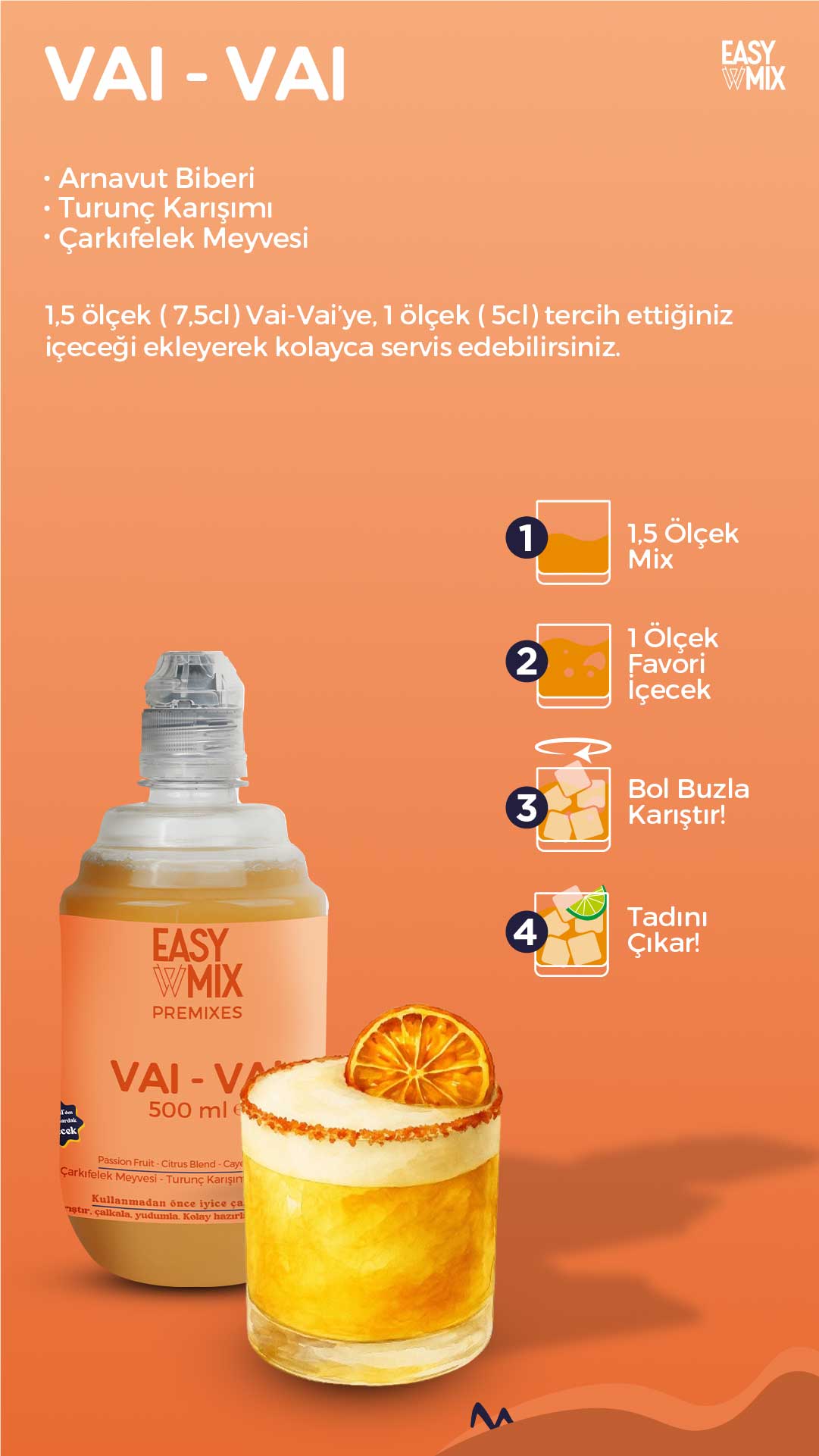 Easy Mix Vai - Vai Premix 500 ml