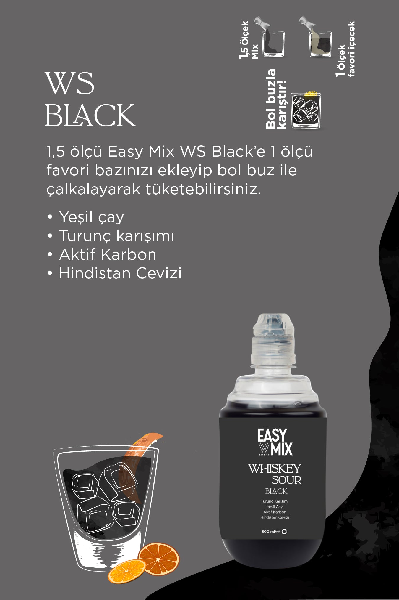 Whiskey Sour Black