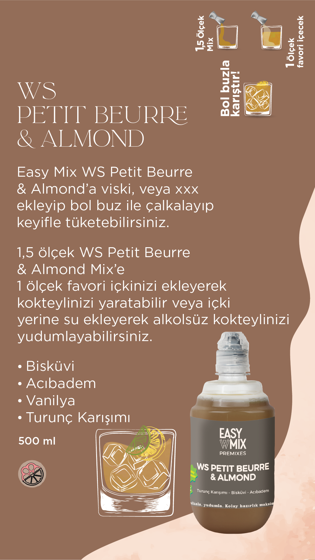 Whiskey Sour Petit Beurre & Almond