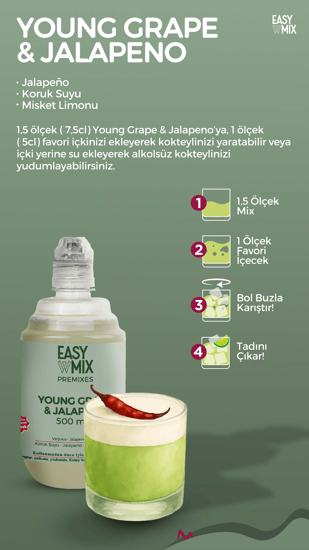 Young Grape & Jalapeno | Twins Mutfak Young Grape & Jalapeno | Twins Mutfak