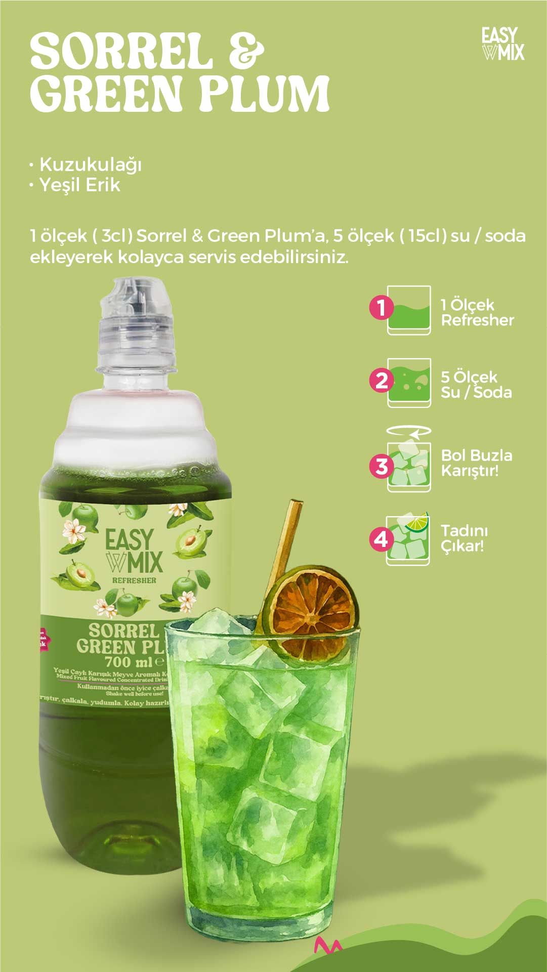 Sorrel & Green Plum | Twins Mutfak