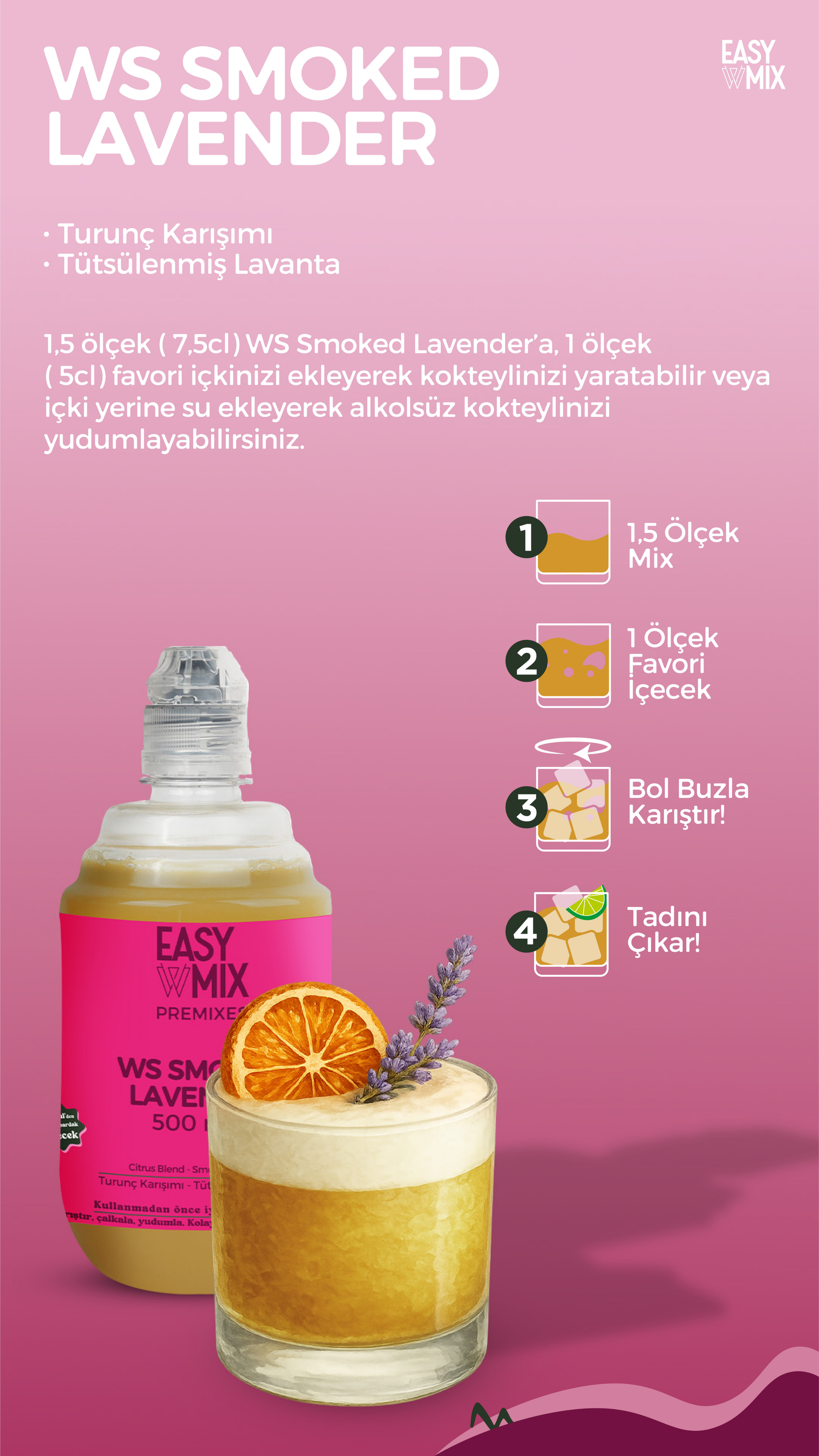 Whiskey Sour Smoked Lavender | Twins Mutfak